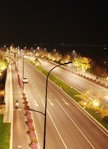 مهندسی روشنایی و سبزسازی منظره خیابان Qianjin بخش 1 در شهر Lin'an